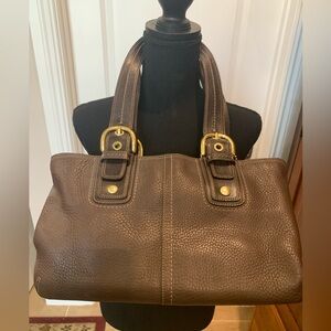 Coach Brown Leather Shoulder Bag